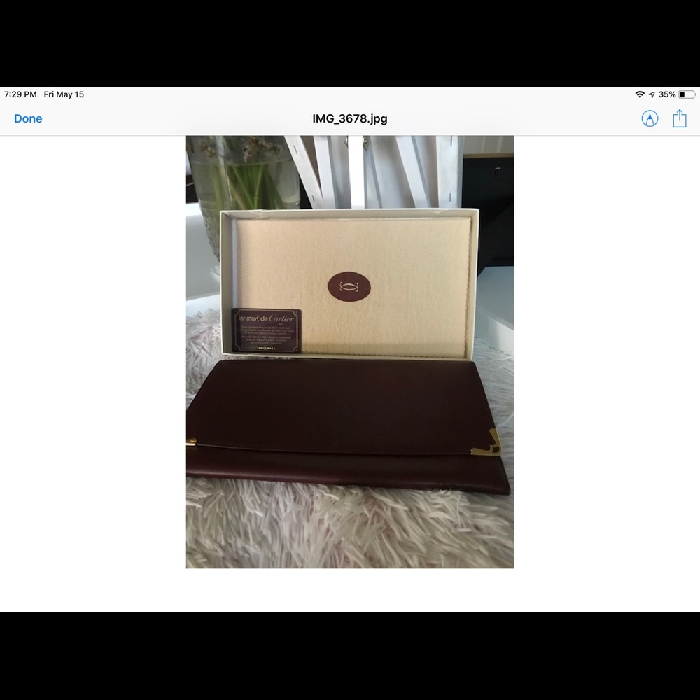 Authentic  Cartier clutch bag - Picture 6 of 8